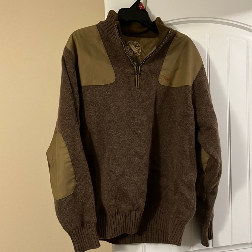 Mack’s prairie wings wool quarter zip